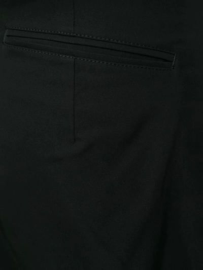 Shop Attachment Pleated Tapered Trousers - Black