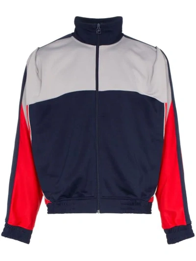 Shop Nike Red And Blue X Martine Rose Track Jacket In 416 Blue