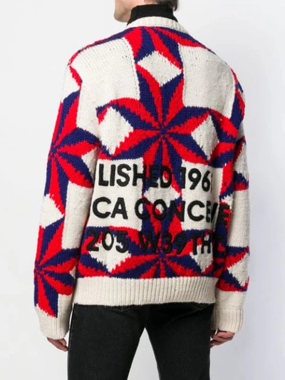 Shop Calvin Klein 205w39nyc Pullover Mit Stern In Neutrals
