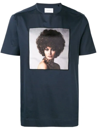 Shop Limitato Photographic Print T-shirt - Blue
