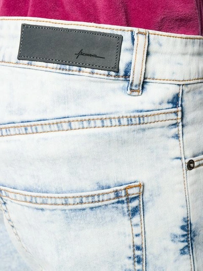 Shop Paura Stonewash Jeans In Blue