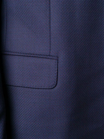 Shop Etro Semi Traditional Suit In Blue