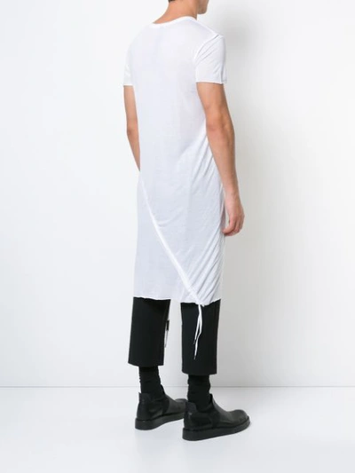 Shop Army Of Me Asymmetric Drawstring T-shirt - White