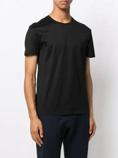 Shop Alexander Mcqueen Skull Patch T-shirt In Black