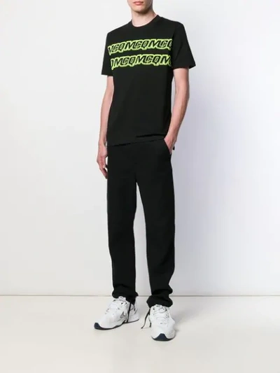 MCQ ALEXANDER MCQUEEN LOGO T恤 - 黑色