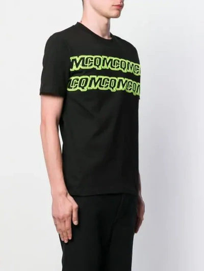 MCQ ALEXANDER MCQUEEN LOGO T恤 - 黑色