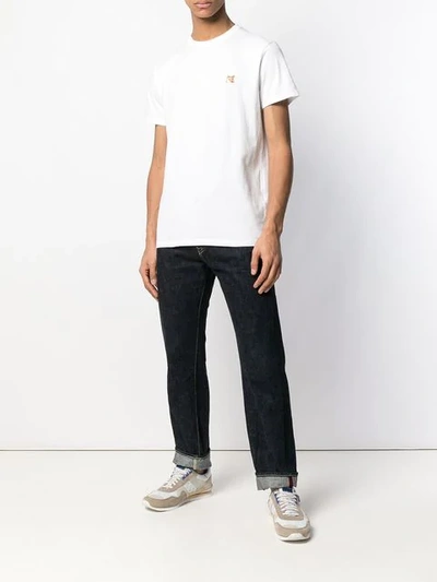 MAISON KITSUNÉ WHITE FOX T-SHIRT - 白色