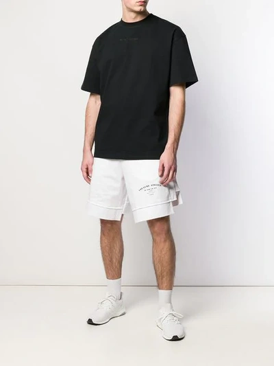 Shop Ih Nom Uh Nit Logo Layered Shorts In White