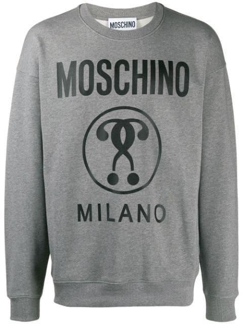 moschino jumper grey