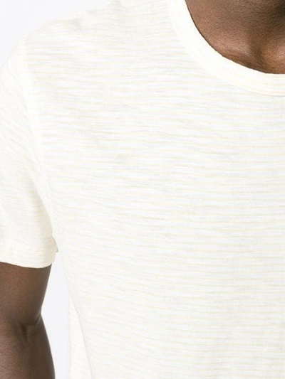 Shop Ymc You Must Create Short-sleeve Fitted T-shirt In Neutrals