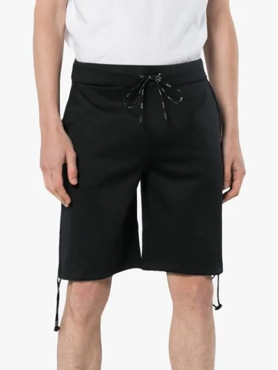 Shop Valentino Vltn Print Shorts - Black