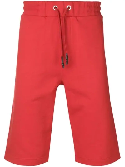 Shop Mcq By Alexander Mcqueen Casual Track Shorts In Red