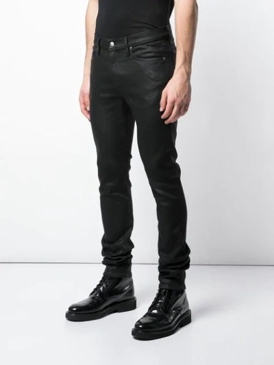 Shop Frame L' Homme Skinny Jeans In Black