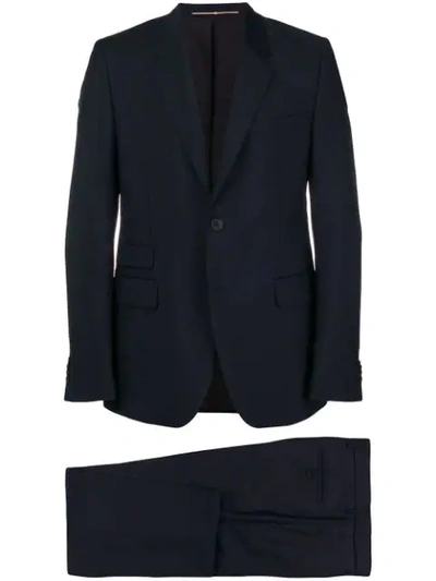 Shop Givenchy Tailored Two-piece Suit In Blue