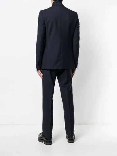 Shop Givenchy Tailored Two-piece Suit In Blue