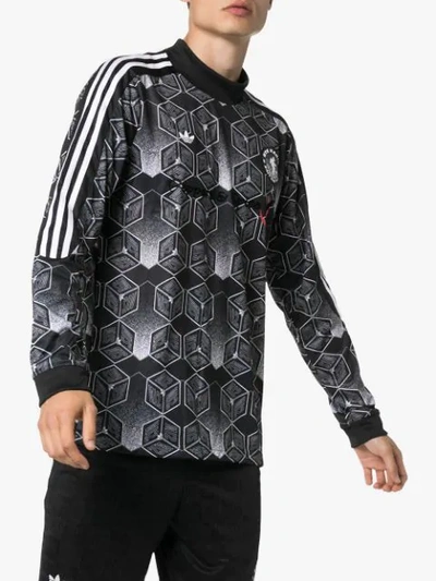 Shop Adidas Originals X Nts Radio Goalkeeper Top In Black