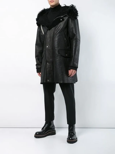 Shop Rick Owens Jumbo Brother Parka In Black