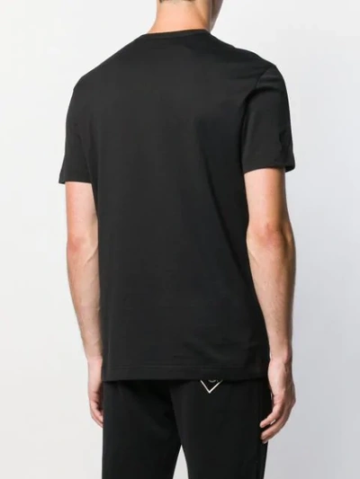 Shop Dolce & Gabbana Dg Logo Embroidered T-shirt In Black