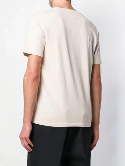 Shop Maison Margiela Crew Neck T In Neutrals