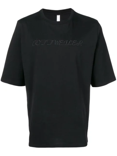 Shop Cottweiler Embroidered Logo T In Black