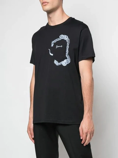 GIVENCHY T-SHIRT WITH LOGO CHEST POCKET - 黑色
