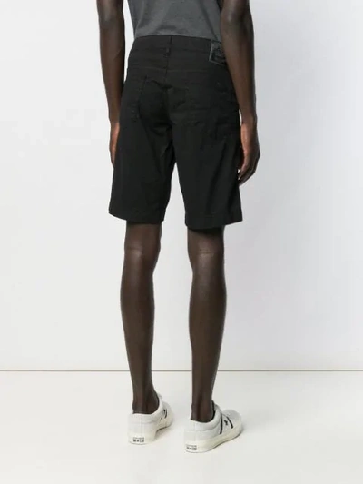 Shop Jacob Cohen Bermuda Cargo Shorts In Black