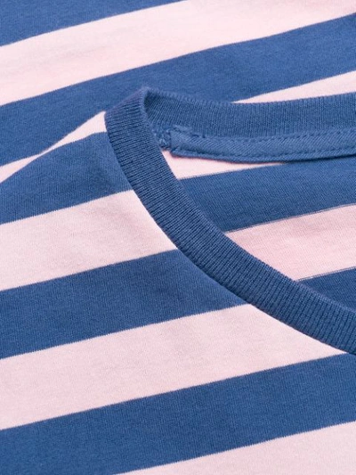 Shop Polo Ralph Lauren Striped Slim-fit T-shirt In 010 Pink Mu