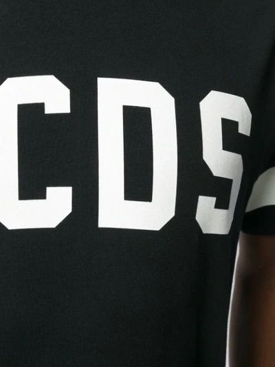 Shop Gcds Logo Print T-shirt - Black