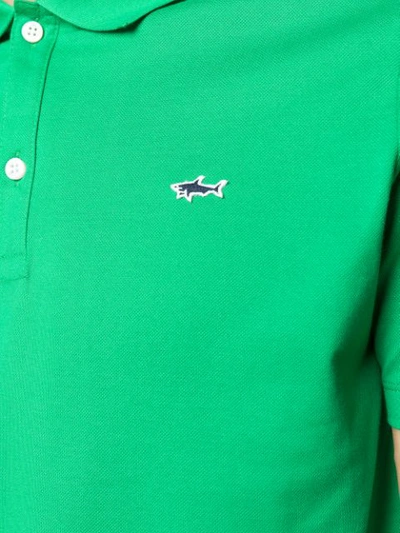 Shop Paul & Shark Basic Polo Shirt In Green