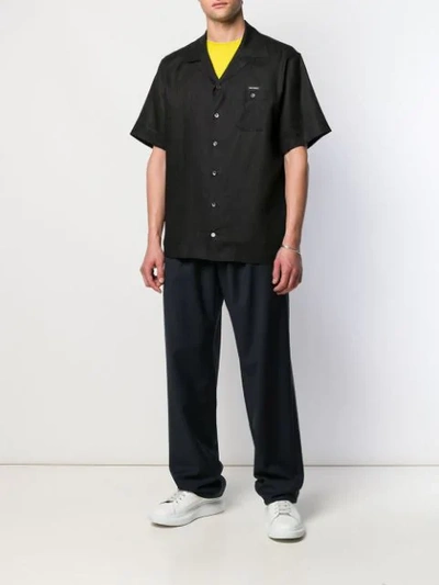 Shop Dolce & Gabbana Short Sleeve Shirt In Black