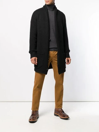 Shop Al Duca D'aosta Basic Chinos In Brown