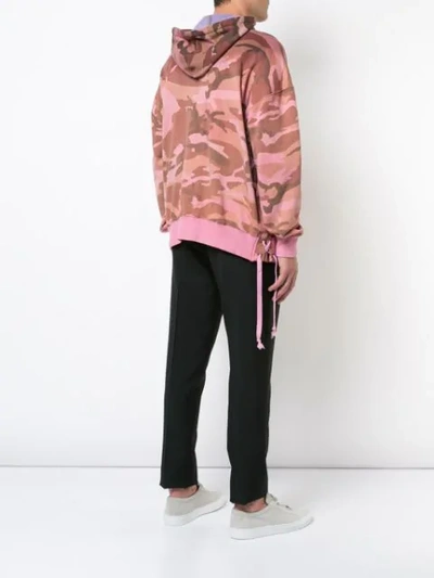 Shop Faith Connexion Camo Hoodie In Pink