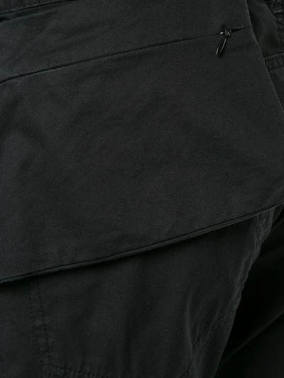 UNDERCOVER STRAIGHT-CUT CARGO TROUSERS - 黑色