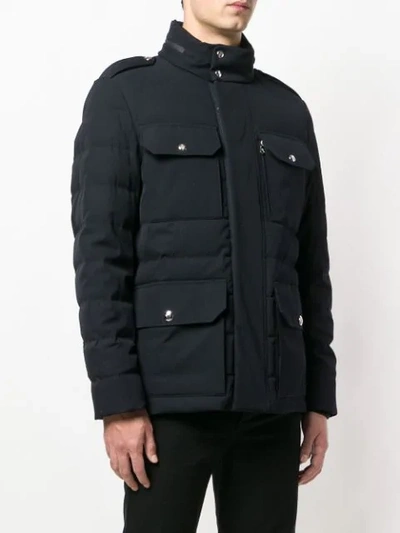 Shop Moncler Padded Jacket In 742 Blue