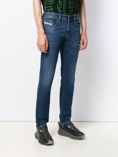 Shop Diesel Slim Fit Jeans In Blue