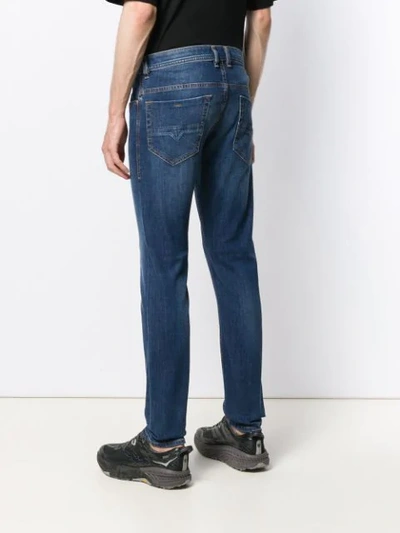 Shop Diesel Slim Fit Jeans In Blue