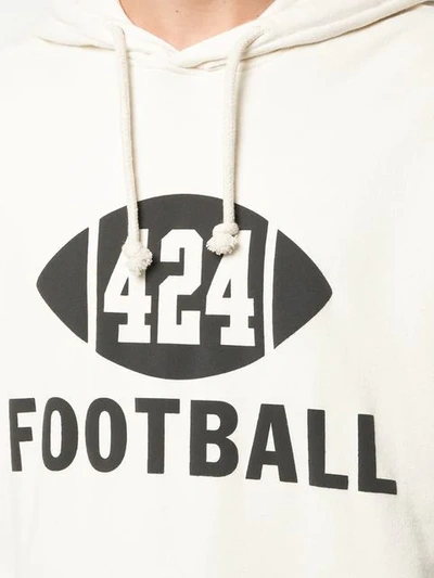 Shop 424 Logo Hoodie - Neutrals