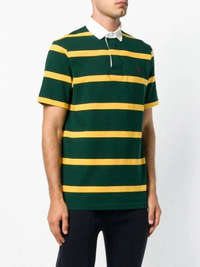 striped polo shirt