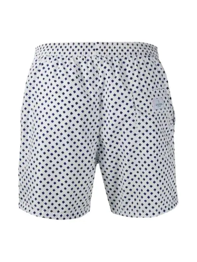 Shop Barba Mid Length Swimming Trunks In Blue