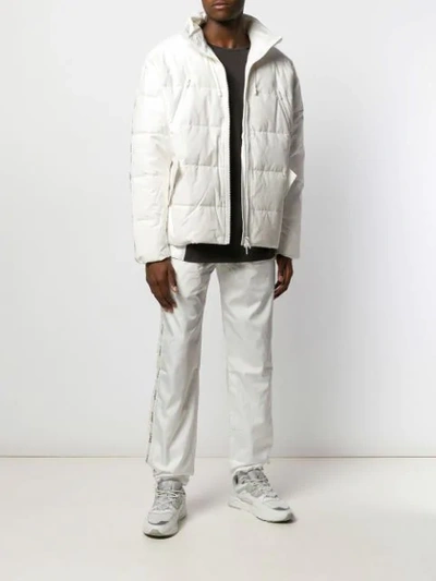 Shop C2h4 Padded Jacket - White