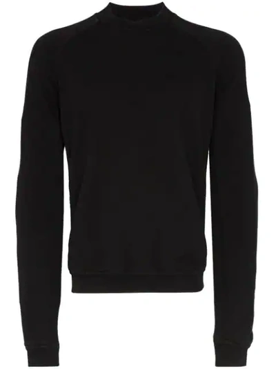 Shop Haider Ackermann 'perth' Sweatshirt Mit Rundhalsausschnitt In Black