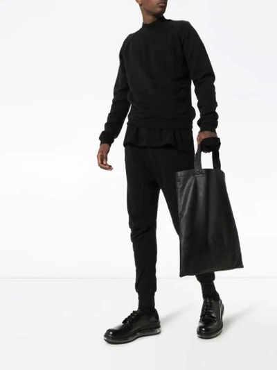 Shop Haider Ackermann 'perth' Sweatshirt Mit Rundhalsausschnitt In Black