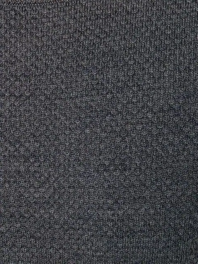 ZANONE 纹理针织毛衣 - 灰色