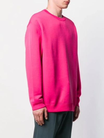 Shop Valentino Beauty Motif Sweatshirt In Pink