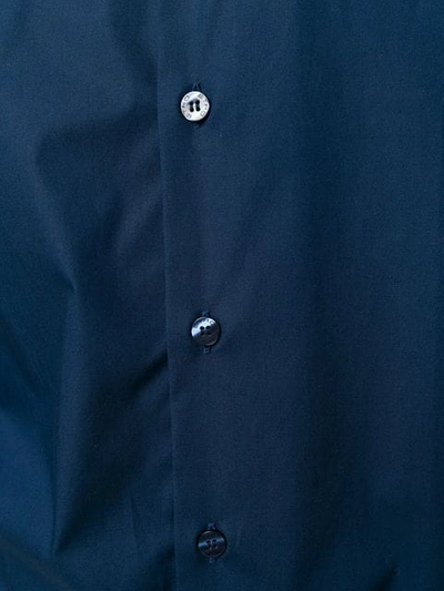 Shop Etro Plain Shirt In Blue