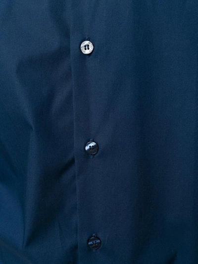 Etro Plain Shirt In Blue