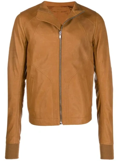 Shop Rick Owens Relaxed Jacket In Brown