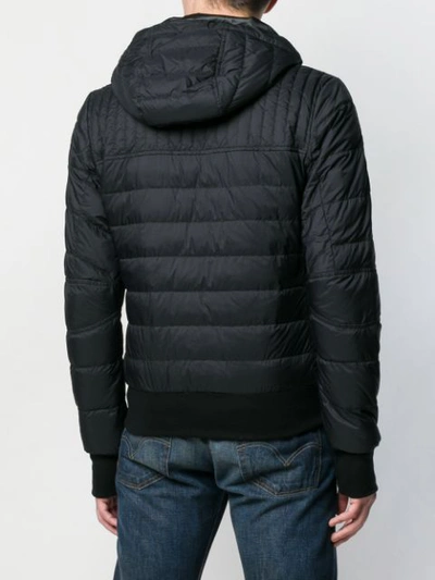 Shop Canada Goose Zipped Padded Jacket In Black