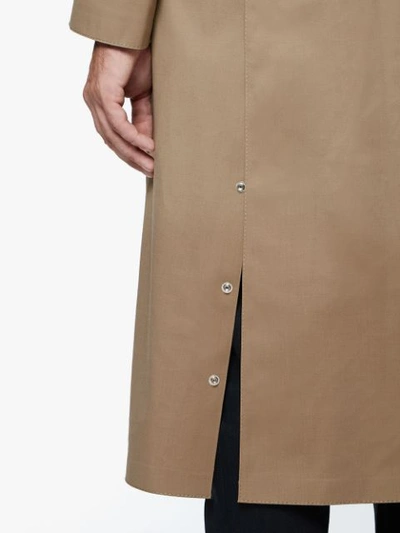 Shop Mackintosh 1017 Alyx 9sm Fawn Bonded Cotton Hooded Coat