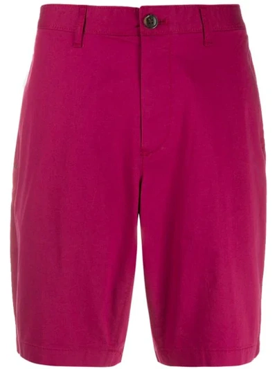 Shop Michael Michael Kors Chino Shorts In Red